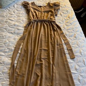Tan dress